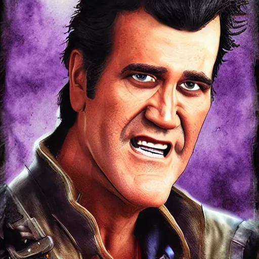 Image similar to Bruce Campbell as a pirate, hyper realistic, HD, HQ, photo realistic