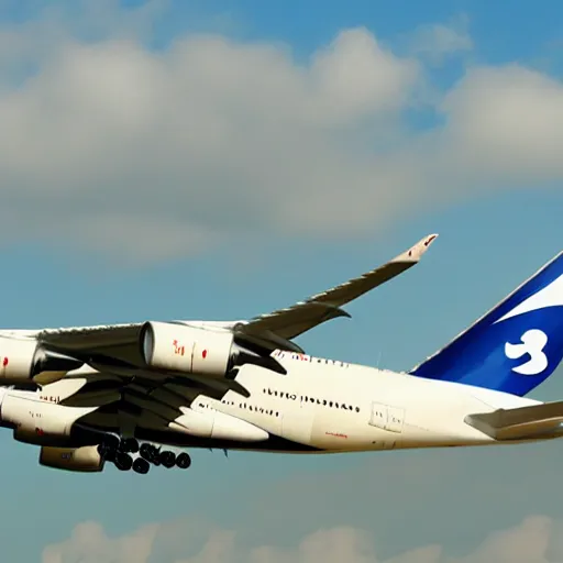 Prompt: Airbus a380 made of cheese