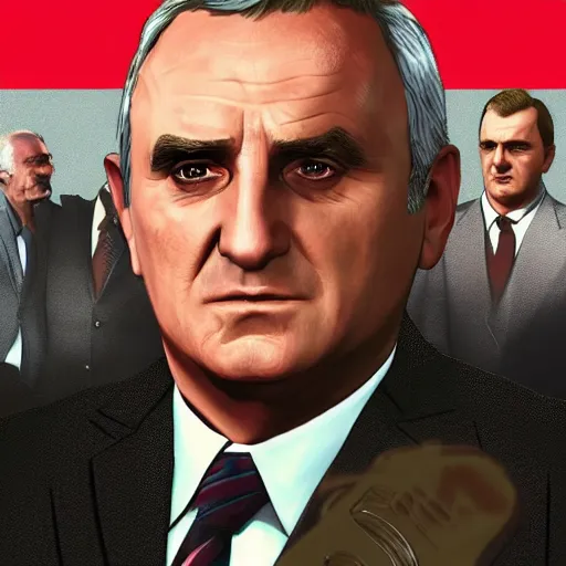 Image similar to Bertie Ahern GTA V key art