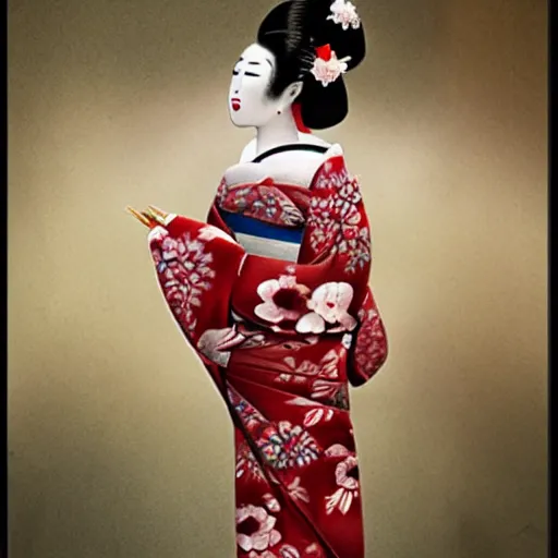 Prompt: beautiful geisha