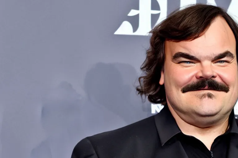 Image similar to Jack Black on hormone blockers and estrogen