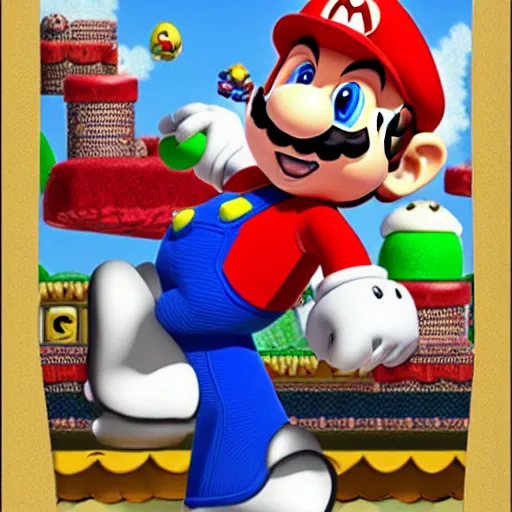 Image similar to mario but better