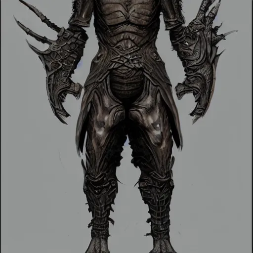 Prompt: concept art of skyrim boss that resembles jim carrey ultra detailed