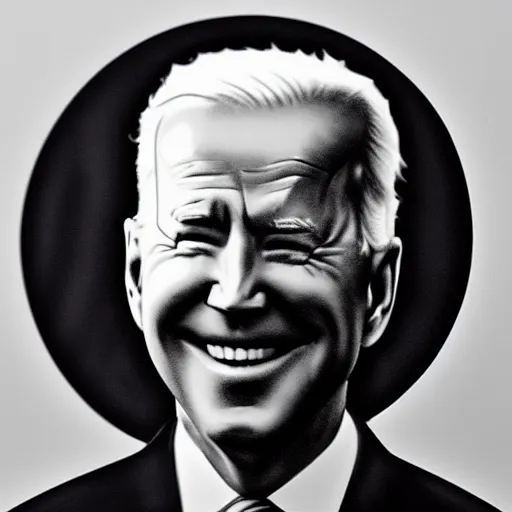 Image similar to Charcoal sketch of Joe Biden