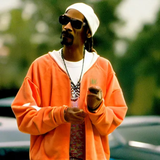 Prompt: a tv still of Snoop Dogg starring as Calvin Cambridge in Like Mike (2002)