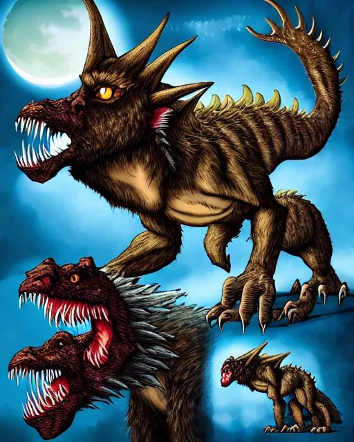 Image similar to the weresaurus transforms