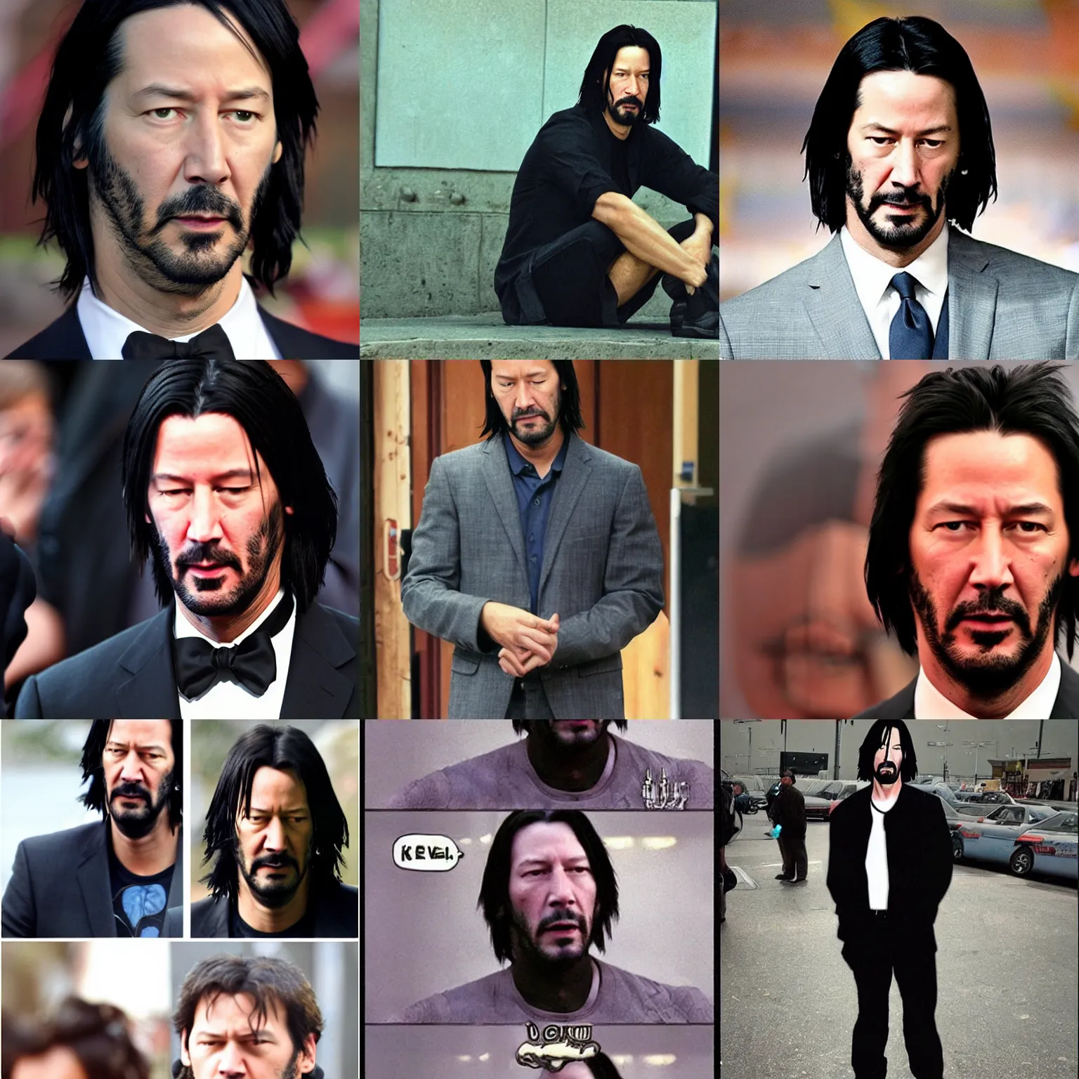 Prompt: sad keanu