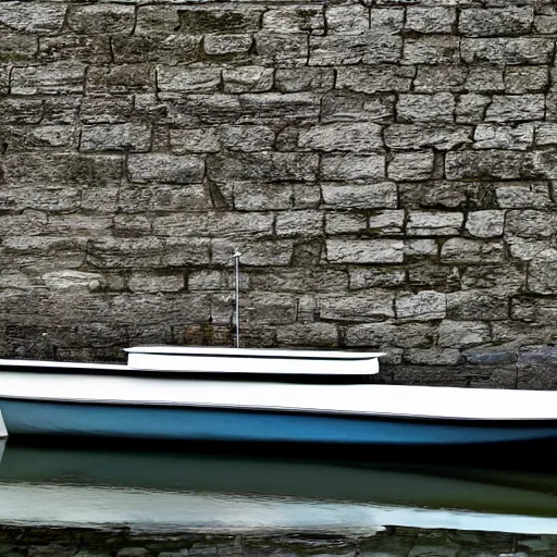 Prompt: a boat made out of glass, 4k, photography