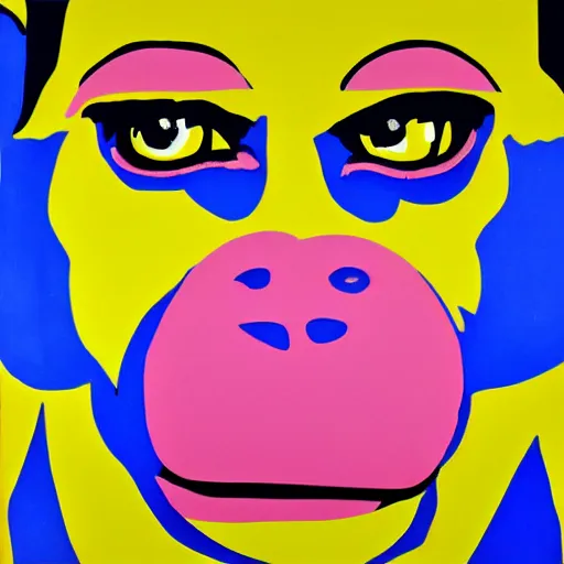 a pop art painting of a monkey | Stable Diffusion | OpenArt