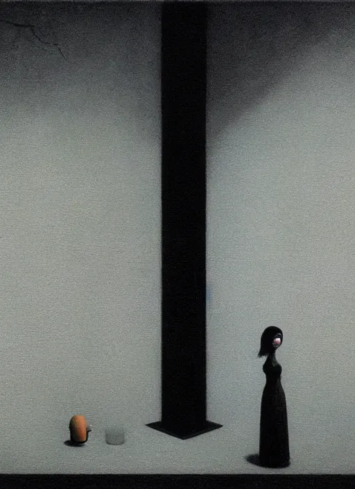 Image similar to death does not define and life is but a dream, Edward Hopper and James Gilleard, Zdzislaw Beksinski, Mark Ryden, Wolfgang Lettl highly detailed, hints of Yayoi Kasuma, Odilon Redon. Drexler