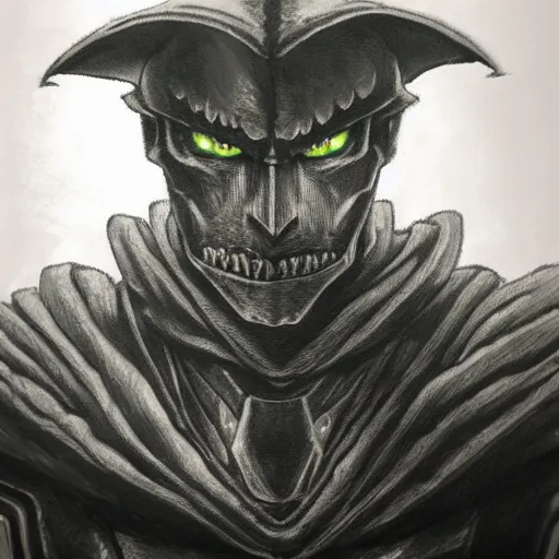 Image similar to kentarõ Miura portrait of the Doom Slayer