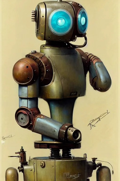 Image similar to ( ( ( ( ( 1 9 5 0 s robot,, robert kinoshita, android. muted colors. ) ) ) ) ) by jean - baptiste monge, tom lovell!!!!!!!!!!!!!!!!!!!!!!!!!!!!!!