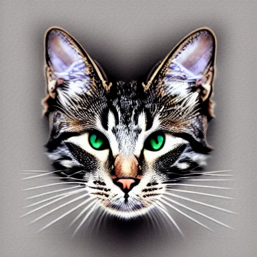 Image similar to fractal cat