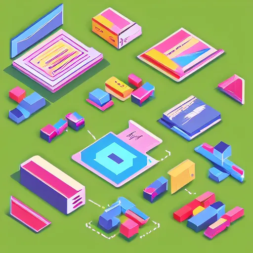 Prompt: isometric flat art graphic for icebreakers that is exciting and promotional