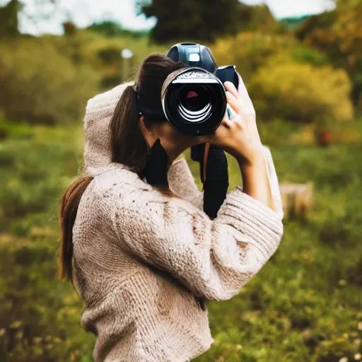 Prompt: ultrawide photo shot of a women, photography