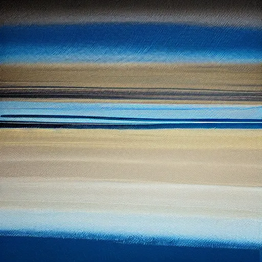 Image similar to “black and blue color fields, by Rupprecht Geiger”