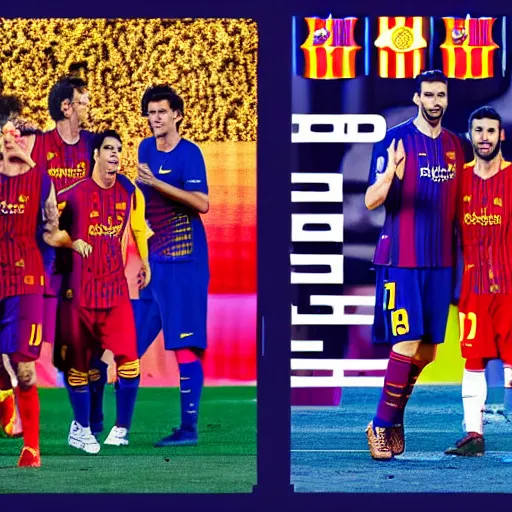 Image similar to Madrid versus Barcelona