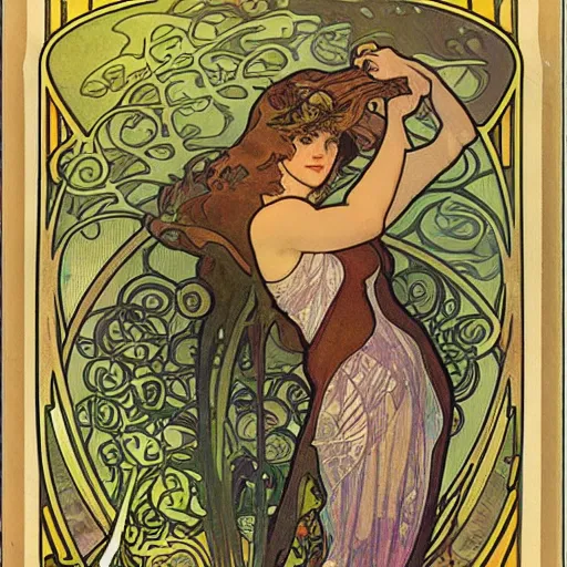 Image similar to Sticker of a ecosystem in a bottle , elegant art nouveau style, Alphonse Mucha, james gurney