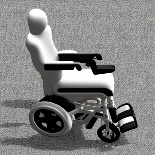 Image similar to jonathan ive dieter rams ergonomic wheelchair 🦽🦼 ( 2 0 2 1 )