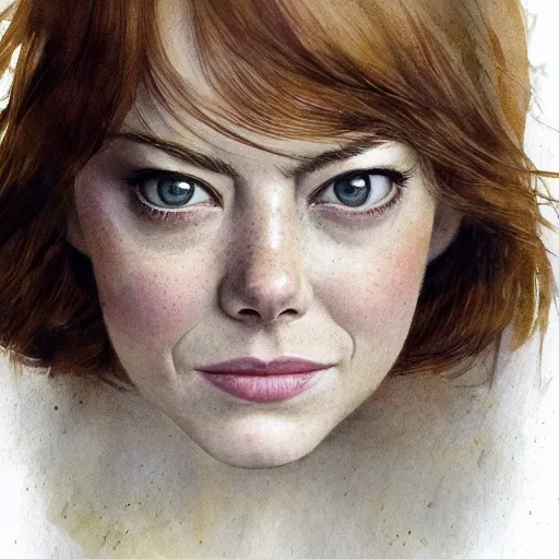 Image similar to emma stone, by jean - baptiste monge