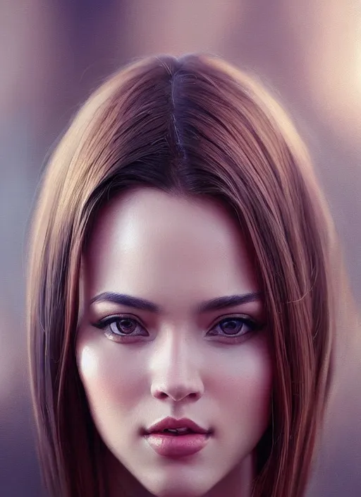 Image similar to photo of a gorgeous young woman in the style of stefan kostic, realistic, sharp focus, 8 k high definition, insanely detailed, intricate, elegant, art by stanley lau and artgerm