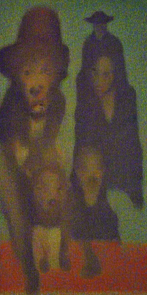 Prompt: a film still of ghost dog by jim jarmusch 1 9 9 9 movie, painted by georges seurat, impressionism, pointillism, detailed