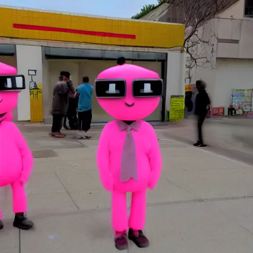 Image similar to pink guy express