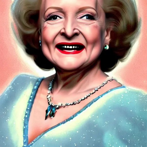 Prompt: betty white is god herself, photorealistic