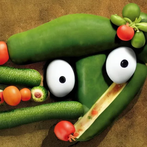 Prompt: jewish veggietales