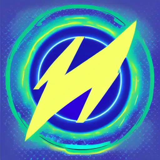 Image similar to electric hazard lightning bolt icon, highly detailed, 4K HD, vector art, cool color pallet