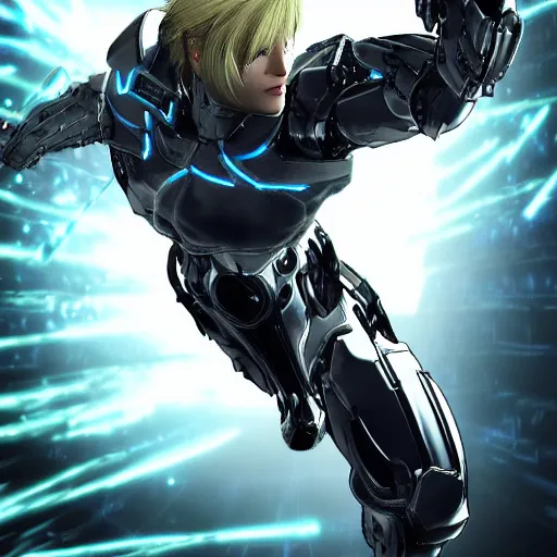 Image similar to cyborg from metal gear rising : revengeance