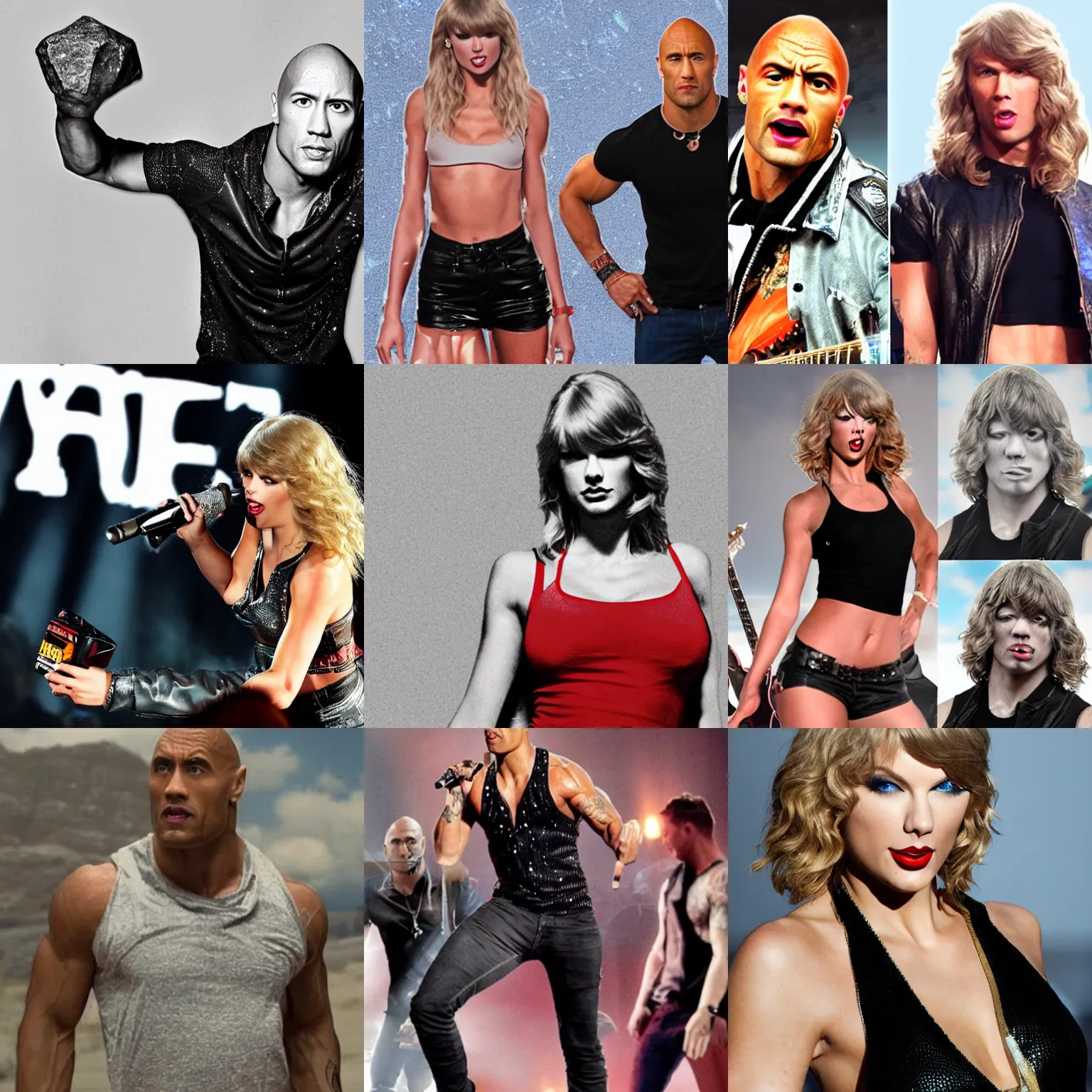 Prompt: Taylor the Rock Swift