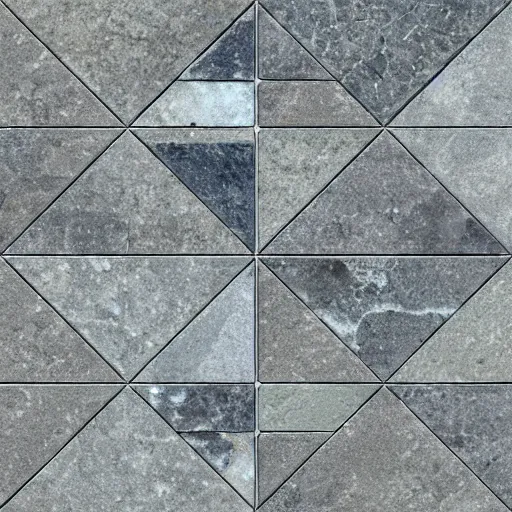 Prompt: an albedo texture of perfectly tiling granite tiles, flat lighting, top - down photograph