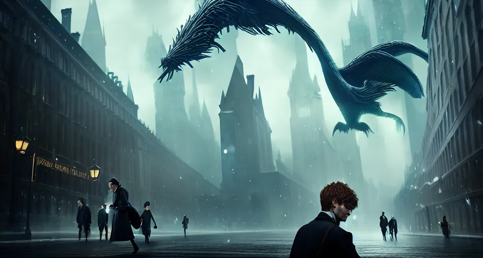 Prompt: epic professional digital art of fantastic beasts that do not exist, cinematic, moody, post processed, best on artstation, cgsociety, wlop, cosmic, epic, stunning, gorgeous, much detail, much wow, masterpiece