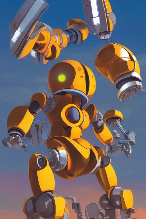 Image similar to metabots medabots medarotto medarot robot minimalist comics, behance hd by jesper ejsing, by rhads, makoto shinkai and lois van baarle, ilya kuvshinov, rossdraws global illumination ray tracing hdr radiating a glowing aura