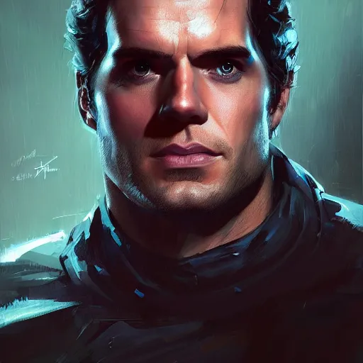 Image similar to portrait of a man by Greg Rutkowski, Henry Cavill as Jagged Fel from Star Wars Expanded Universe, scifi, highly detailed portrait, digital painting, artstation, concept art, smooth, sharp foccus ilustration, Artstation HQ