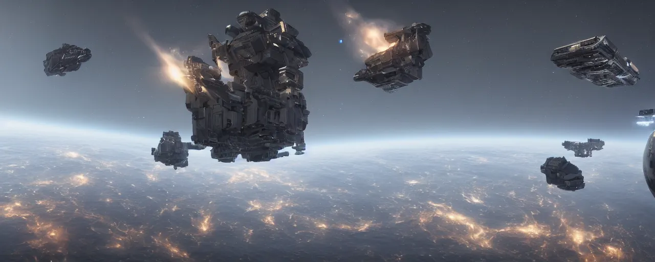 Image similar to eve online, unreal engine, octane render, detailed and intricate, cloudy, global illumination, volumetric lighting, hubble telescope images, james webb telescope images, detailed and intricate environment, color graded