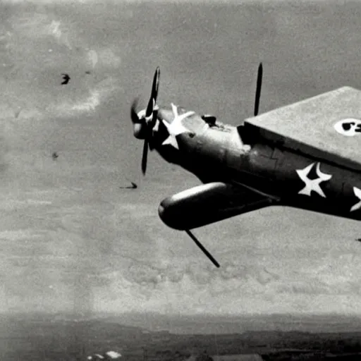 Image similar to ww 2 plane dropping nuclear bomb