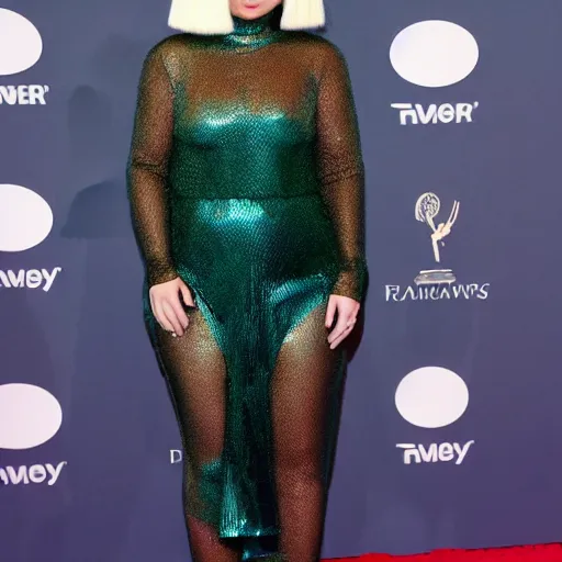 Image similar to Sia Furler red carpet