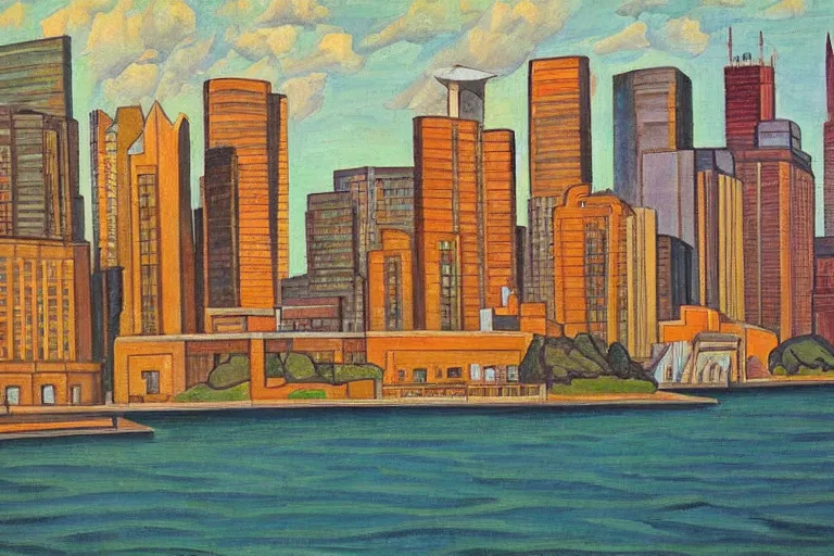 Image similar to group of seven painting of toronto