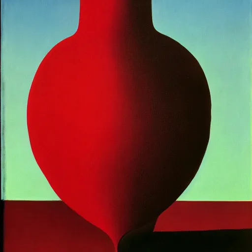 Prompt: magritte painting of abdominal aortic aneurysm