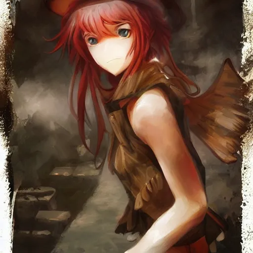 Prompt: Classical oil painting of Kirisame Marisa by Marc Simonetti, beautiful anime portrait, official artwork, stylistic, Touhou character, brush strokes, oil, canvas