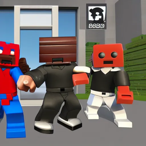 Prompt: roblox da hood