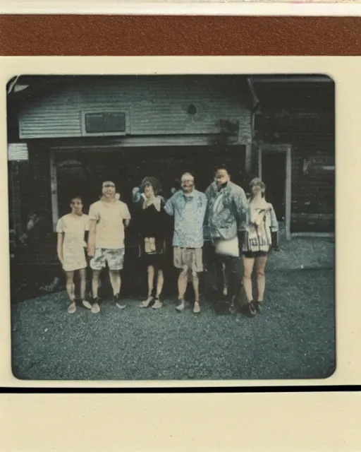 Image similar to old polaroid taken on the last day of planet earth
