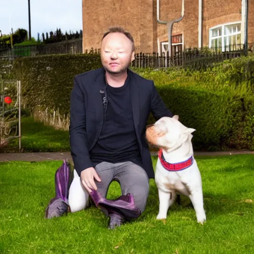 Prompt: limmy fatty on a dog, reality, realistic, detailed, 8 k, award winning, wide shot,