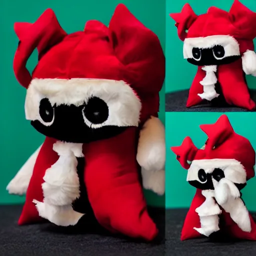 Prompt: cute fumo plush of the party rogue who steals rare items