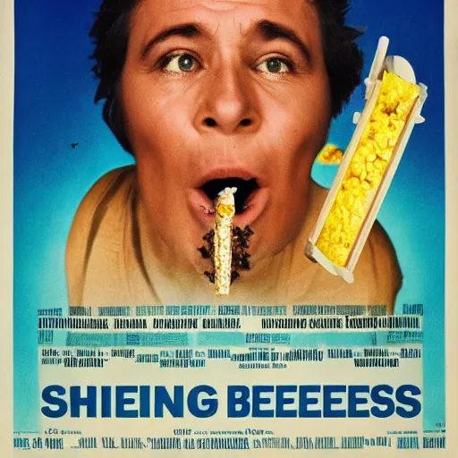 Image similar to movie poster about a person smelling bees