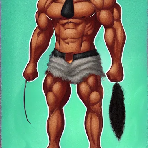 Prompt: a 2d painting of a muscular lion daddy in lawyer suit, character design, furffinity style