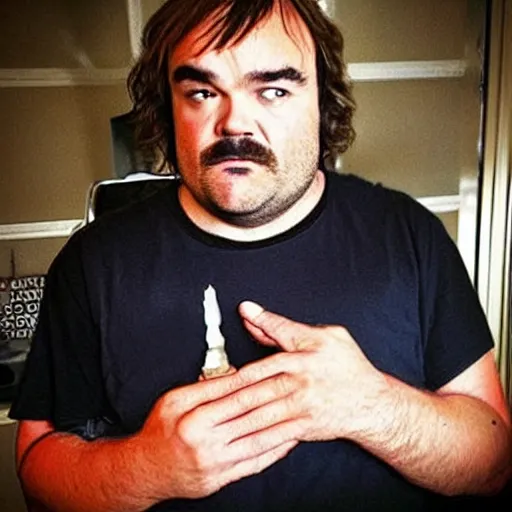 Prompt: “the effects meth has had on Jack Black”