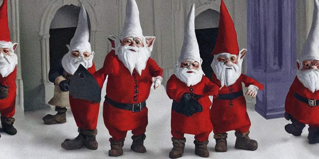 Image similar to evil gnomes in the White House